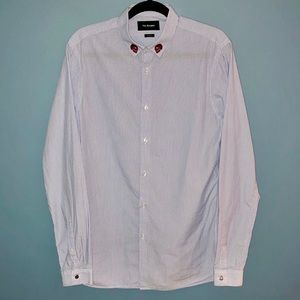 The Kooples dress shirt with skull embroidery